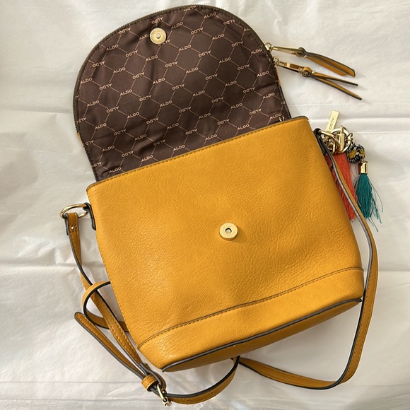 Aldo Yellow Crossbody Bag - Picture 4 of 7